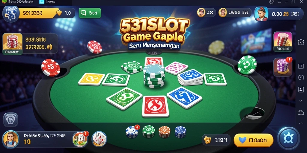 Tampilan gameplay seru dalam permainan Gaple 531SLOT.