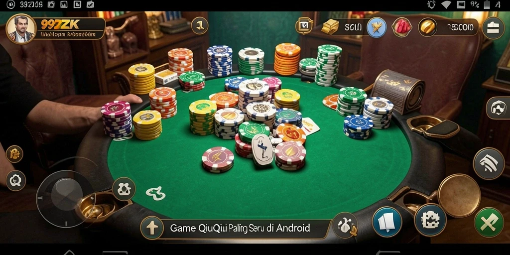 Tampilan gameplay seru dalam 99ZK QiuQiu.