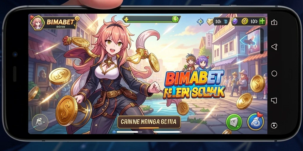 Tampilan menarik dari gameplay <strong>BIMABET</strong> yang penuh warna dan karakter Anime.