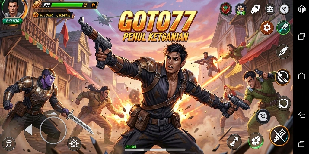 Screenshot gameplay GOTO77 yang penuh aksi dan ketegangan.