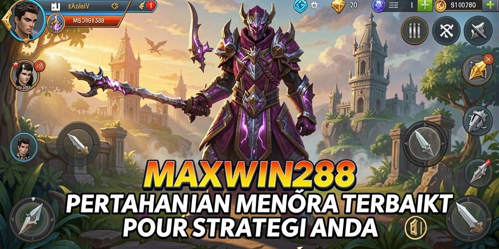 Gameplay menara yang mendebarkan dan strategis di MAXWIN288.