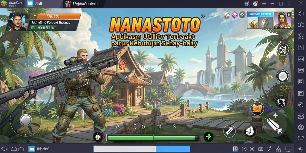 Tangkapan layar utama NANASTOTO yang menunjukkan fitur pengingat yang efektif.