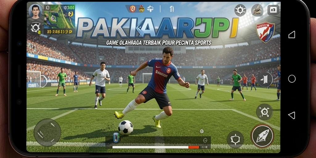 Screenshot utama PAKARJP menampilkan gameplay seru dari berbagai cabang olahraga.