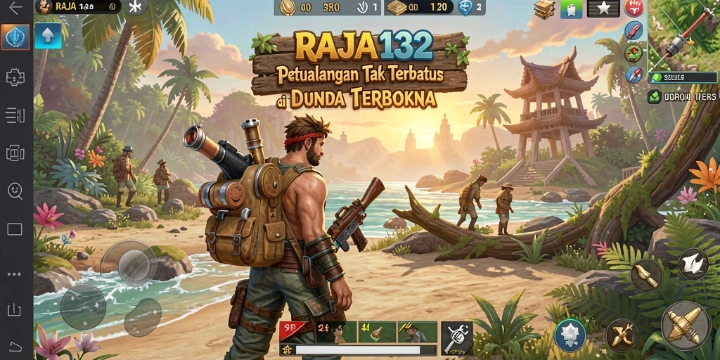 Gameplay RAJA132 yang memukau di dunia terbuka.