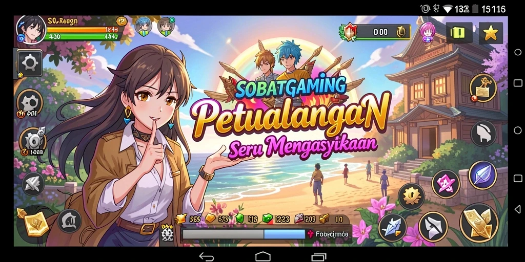 Tampilan gameplay SOBATGAMING yang menarik dan dinamis.