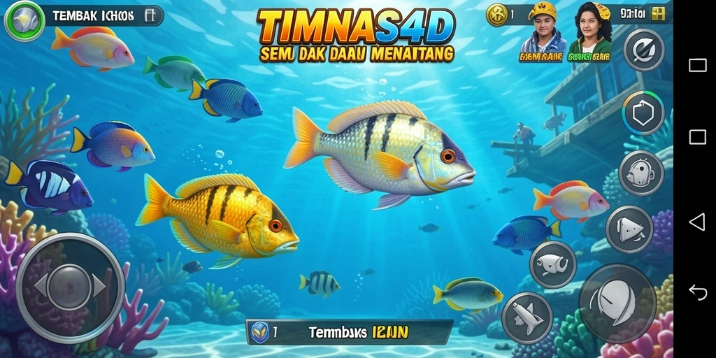 Gameplay seru TIMNAS4D dalam aksi Tembak Ikan.